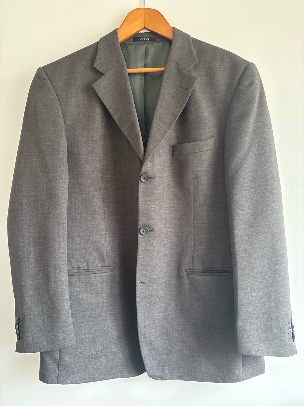 Vintage Gucci Creation Blazer Jacket Made in Italy Size 52 / 42R Grey